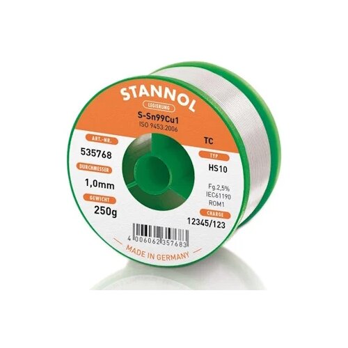 Stannol žica za lemljenje &oslash;1mm 250g Sn99/Cu1 Cene