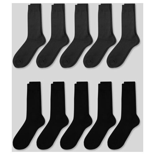 CA muške čarape, set od 10, crne i tamno sive Cene