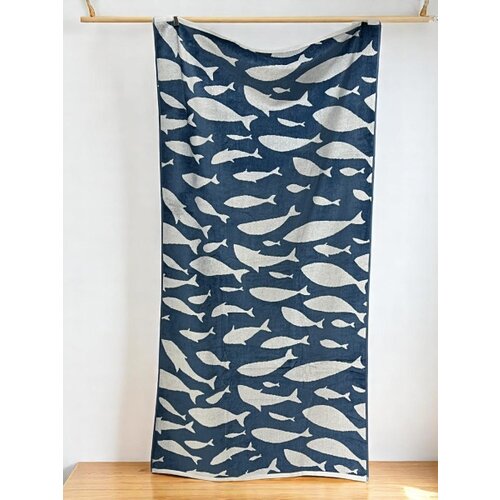  Pe&amp;scaron;kir od 100% pamuka &amp;ndash; 140x70 cm A46 Whale ( VLK000668-whale ) Slike