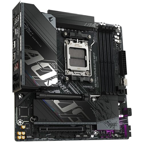 Gigabyte AM5, 4x DDR5 DIMM, Ultra-Fast Storage：2*M.2 slots, including PCIe 5.0 x4 X870M A ELITE WF7 Cene