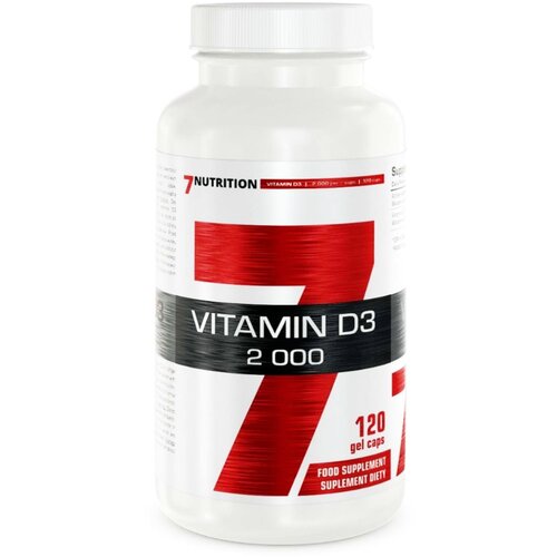 7NUTRITION vitamin D3 2000IU, 120 kapsula Slike