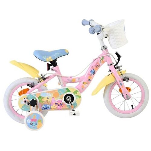 Volare dječji bicikl Disney Stitch 12&Prime; ružičaste boje sa dvije ručne kočnice Cijene