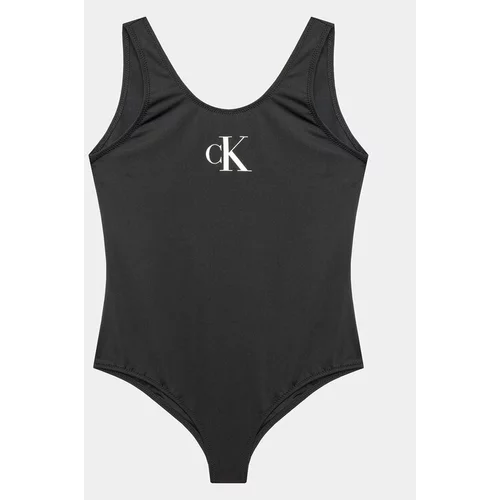 Calvin Klein Swimwear Kopalni kostum KY0KY00033 Črna