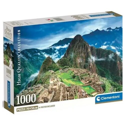 Clementoni Machu Pichu HQC s 1000 komada puzzle s posterom - Cene