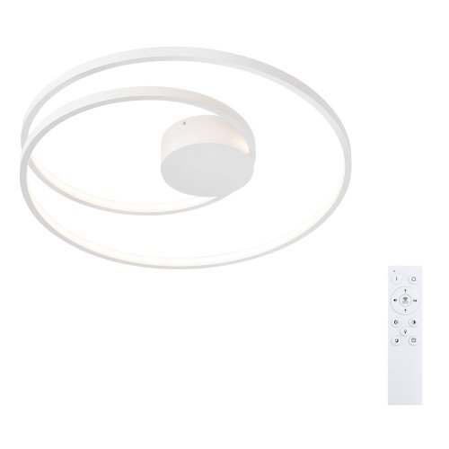  Brilagi - LED prigu&amp;scaron;iva plafonska svetiljka TWISTER LED/48W/230V, prečnik 50 cm, bela, sa daljinskim upravljačem Slike