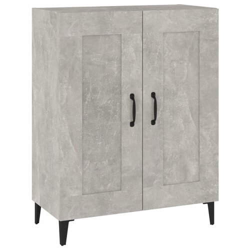 Komoda siva boja betona 69,5 x 34 x 90 cm od konstruiranog drva Slike
