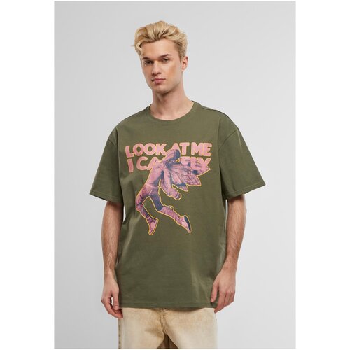 Mister Tee Look Oversize Tee olive Slike