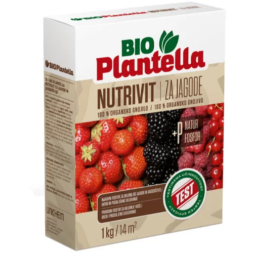 Bio plantella Organsko gnojilo za jagode in jagodičevje Bio Plantella Nutrivit (1 kg)