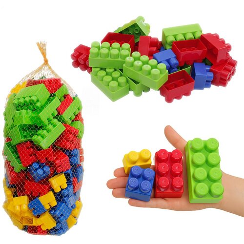 IRON SPORT Kocke za decu KOCKE DEČIJE OSNOVNE set 150 kom. Džak - 4 vrste kocki u setu - širine kocki 4.5cm Cene