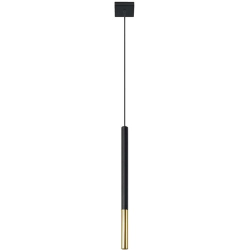  Sollux SL.0891 - Luster na sajli MOSAIC 1xG9/12W/230V crni/zlatni Cene