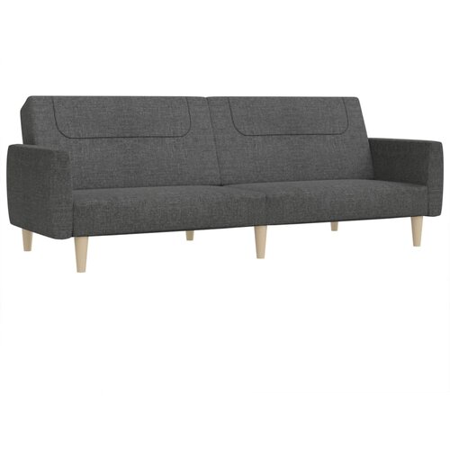 Maison Chic kavč - Sofa - Kanape dvosed z ležiščem temno sivo blago, (21726552) Cene