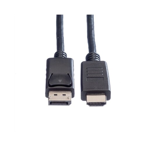 Roline DisplayPort priključni kabel 2.00 m 11.04.5781 sa za&amp;scaron;titom crna [1x mu&amp;scaron;ki konektor displayport - 1x mu&amp;scaron;ki konekto Slike
