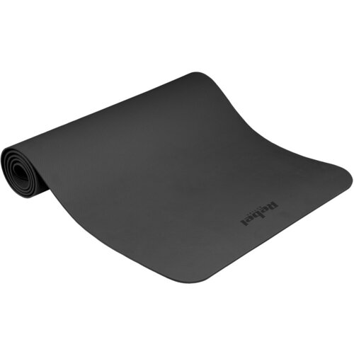 Rebel ACTIVE Strunjača (prostirka) za jogu, pilates i fitnes, 183x61 cm, debljina 4 mm, materijal TPE, crna boja, model RBA-3157-BK Slike