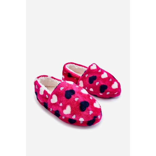 Kesi Children's Insulated Slip-On Slippers In The Heart Fuchsia Meyra Slike