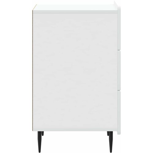  Noćni ormar s ladicama Bijela 43x 41 x 68 cm Konstruirano drvo Slike