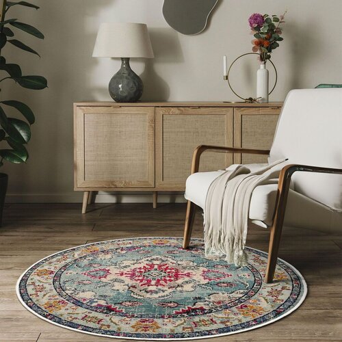 Conceptum Hypnose tepih Woopamuk495, 160x160cm, tirkiz Cene