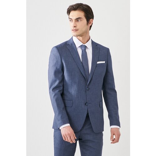 Altinyildiz classics Men's Navy Blue Slim Fit Slim Fit Suit. Slike