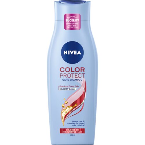 Nivea color care & protect šampon za sjaj i zaštitu farbane kose 400 ml Slike