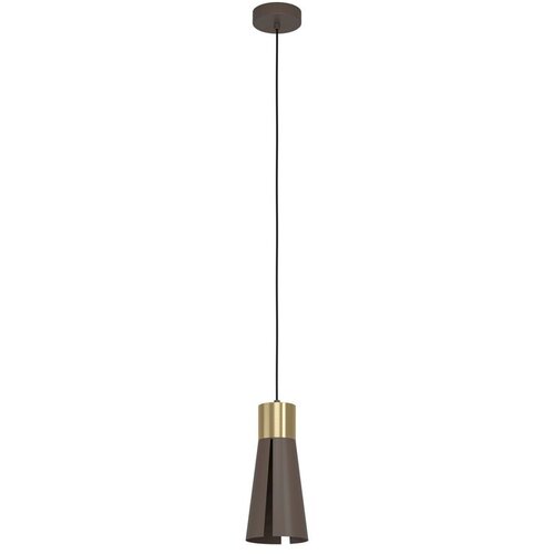 Eglo viseća lampa LOSALOMAS GU10 &amp;Oslash;13,5 cm moka mesing LED 345 lm 98838 Slike