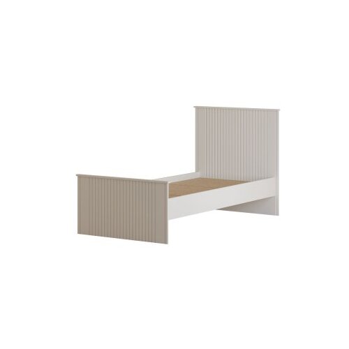 Hanah home Rb-185-10 Matte White Single Bedstead Slike
