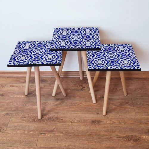 Hanah home set klub stočića 3Shp147, 3 komada, Šarena Cene