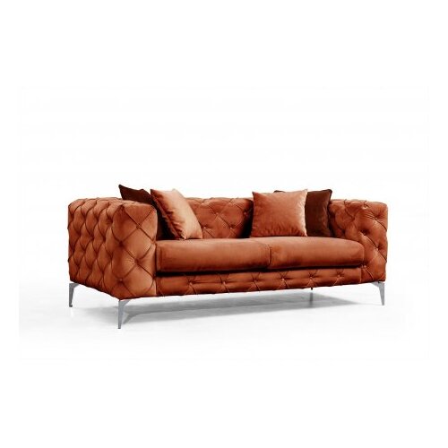  Como - Orange 2-Seat Sofa Slike