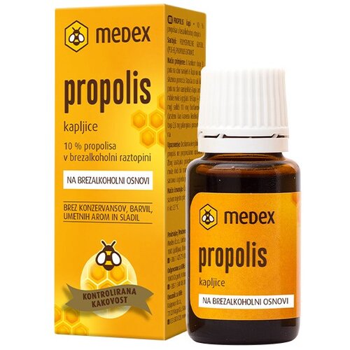 Medex Kapljice Propolis na brezalkoholni osnovi (15 ml) Slike