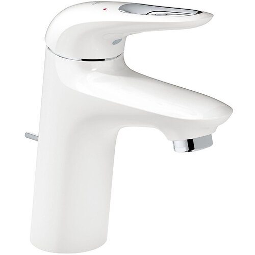 Grohe enoročna armatura za umivalnik EUROSTYE z zgornjim delom sifona - krom/bela (23374LS3) Slike
