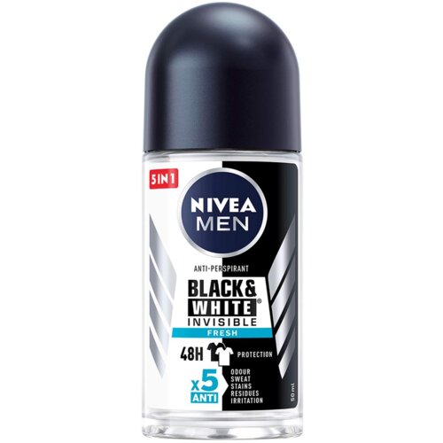 Nivea Roll-on Men invisible black&white fresh 50ml Cene