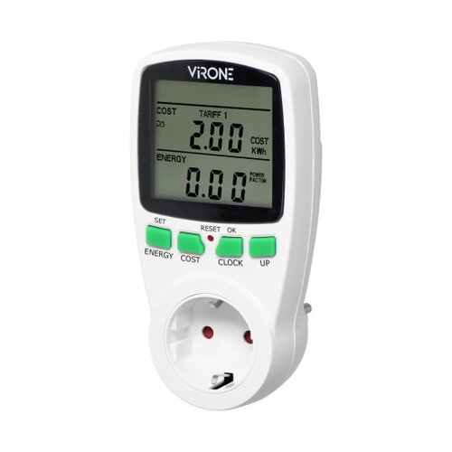 VIRONE EM-1(GS) beli LCD merač potro&scaron;nje dvotarifni Cene