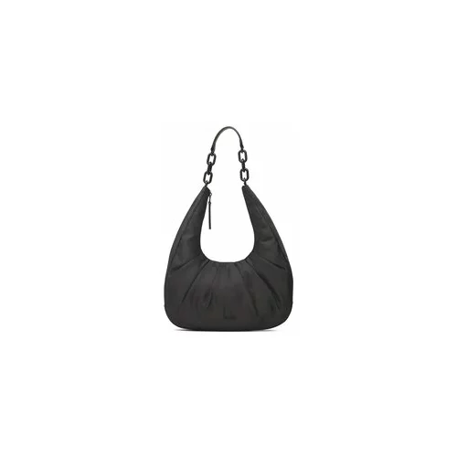 Calvin Klein Ročna torba Soft Nylon Cres Shoulder Bag Md K60K610645 Črna
