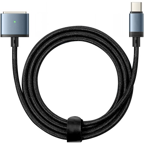 AVIZAR Kabel USB C za MacBook MagSafe 3, 140 W, odporen najlon 2 m - crn in moder, (20763739) Slike