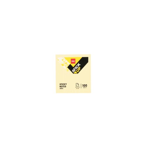 Deli STIKERI BLOK 76x76mm ŽUTI EA00353 - 100 lista Slike