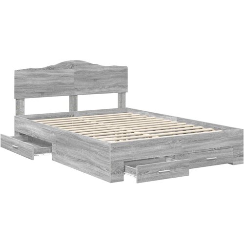  Krevetna konstrukcija Siva Sonoma 140 x 190 cm Slike