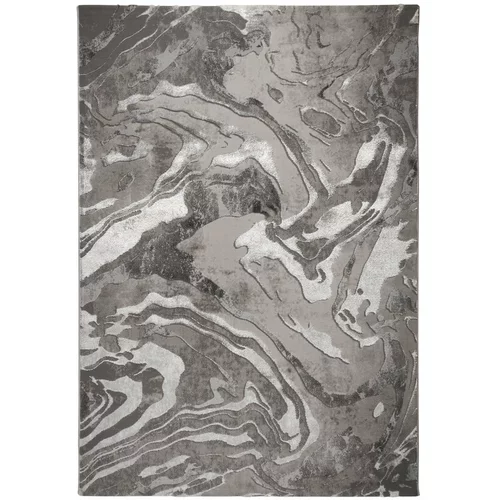 Flair Rugs sivi tepih Marbled, 200 x 290 cm