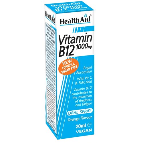 Health Aid vitamin B12 u spreju 1000mcg 20 ml Slike