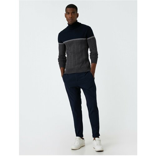 Koton Sweater - Navy blue - Fitted Cene