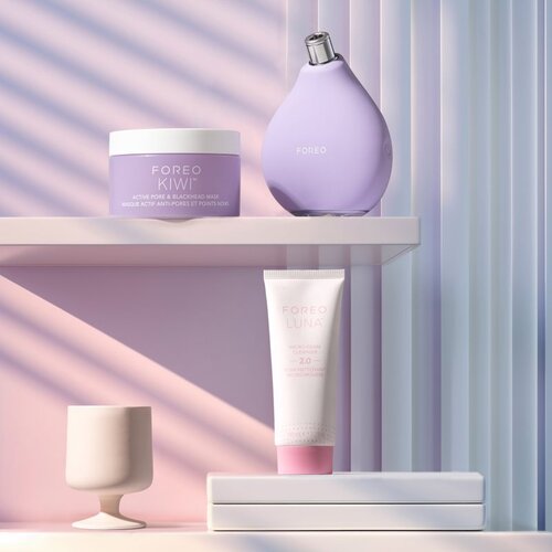 Foreo KIWI&amp;trade; Active Pore &amp;amp; Blackhead Mask maska za či&amp;scaron;ćenje pora protiv mitesera 100 g Slike