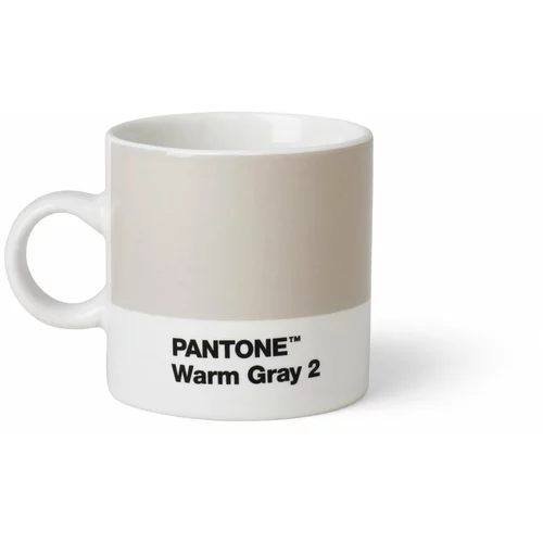 Pantone Svetlo siva skodelica za espresso, 120 ml