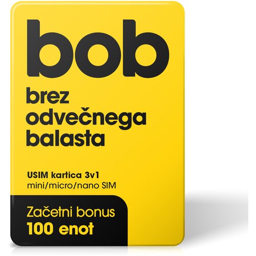 BOB SIM 3V1 PAKET A1 2026, (5000246123) Slike