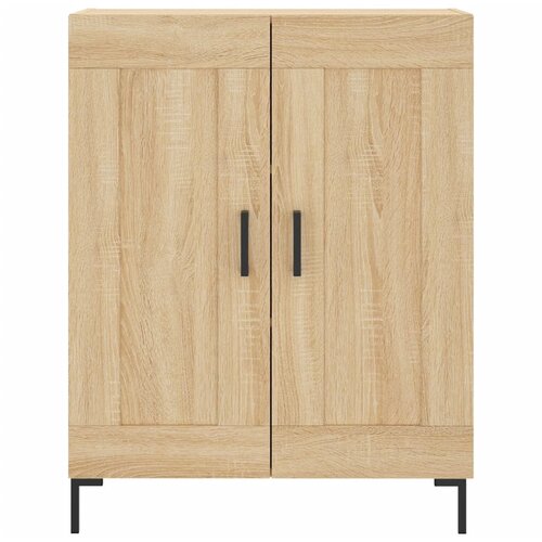  Visoka komoda hrasta sonome 69,5x34x180cm od konstruiranog drva Slike