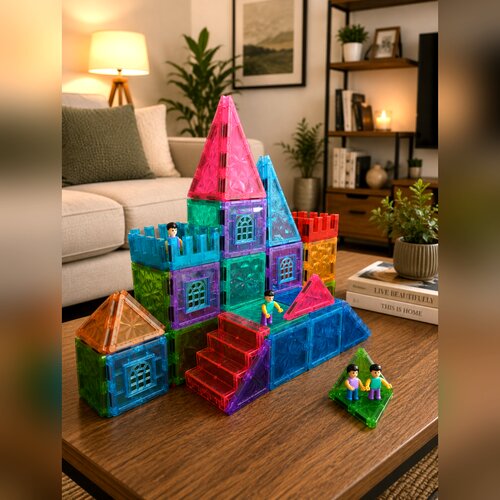 Classic World Magnetni konstruktor Frozen 96 delova ST0734784B Magnetne kocke Slike