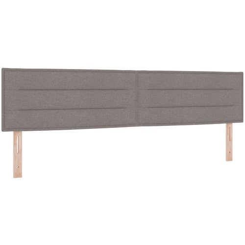 VidaXL Vzglavje Lines Design Taupe 200 cm Tkanina, (22049927) Slike