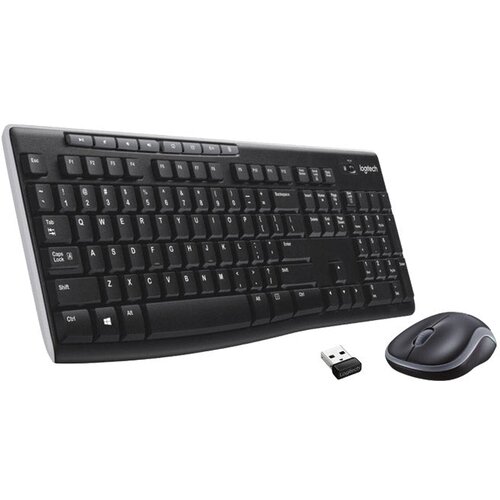  TIPKOVNICA PLUS MI&Scaron; BEŽIČNI MK270 LOGITECH CRNA Cene
