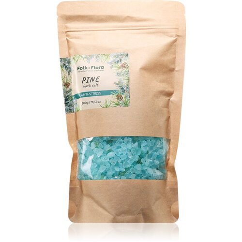 Folk &amp;amp; Flora Pine umirujuća sol za kupku 500 g Slike