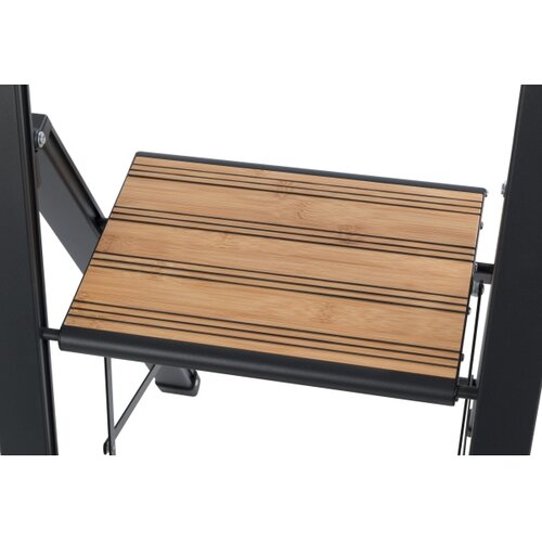 Wenko Crne aluminijske protuklizne sklopive ljestve Stepladder II. Cijene