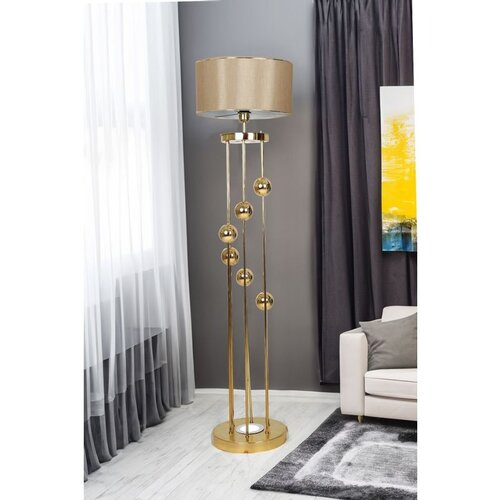 Opviq clichy mataro - gold, mink goldmink floor lamp Cene