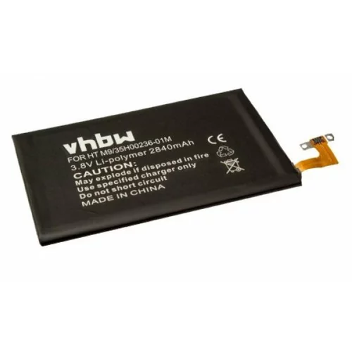 VHBW Baterija za HTC One M9, 2840 mAh