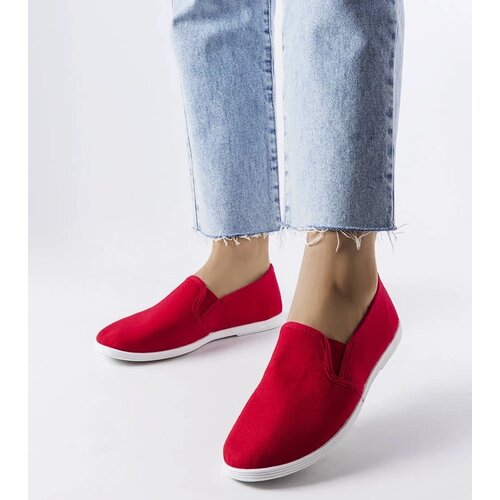 Gemre Red Fabric Quincy Sneakers Cene