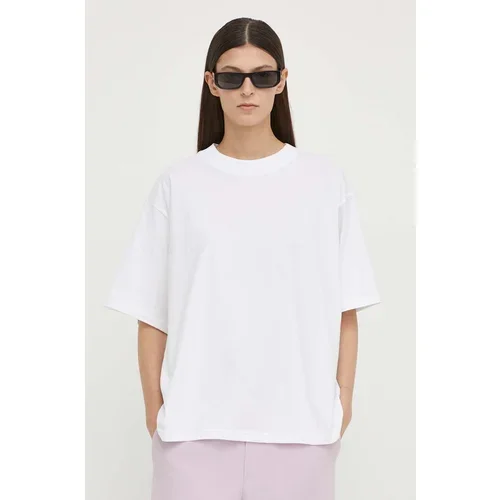 Herskind Bombažna kratka majica Larsson ženska, bela barva, 5135530